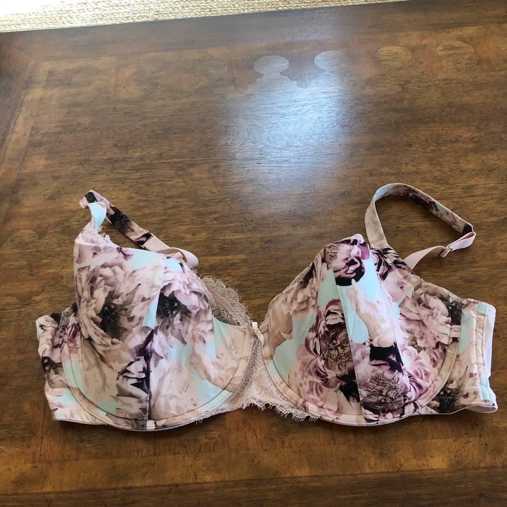 Cacique Lightly Lined French Balconette Bra
